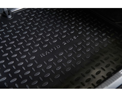 Полиуретановый коврик в багажник для Skoda Rapid II 2020-н.в. Фото