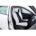 Чехлы на сиденья из экокожи для Datsun On-Do (Зад спинка делится 40/60) Airbag 2019-н.в. Черно-Белые 93385 Фото