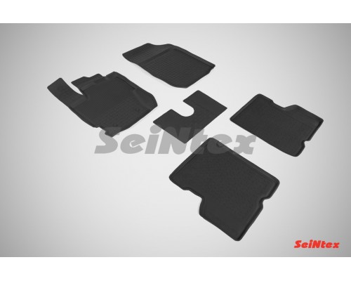 Резиновые коврики с высоким бортом для Renault Kaptur 4WD 2016-н.в. Фото