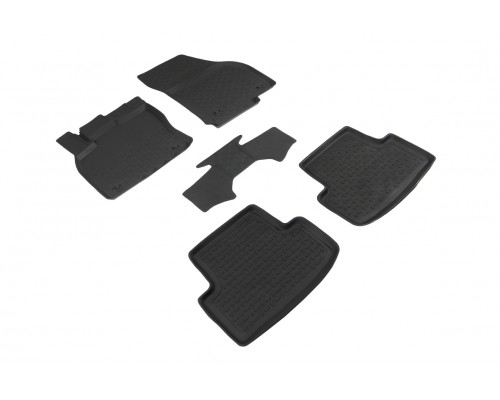 Резиновые коврики с высоким бортом для Volkswagen Taos 2020-н.в. Фото