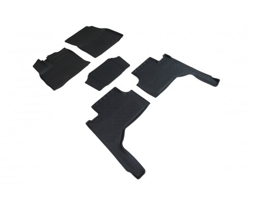 Резиновые коврики с высоким бортом для Toyota Land Cruiser 300 2021-н.в. Фото