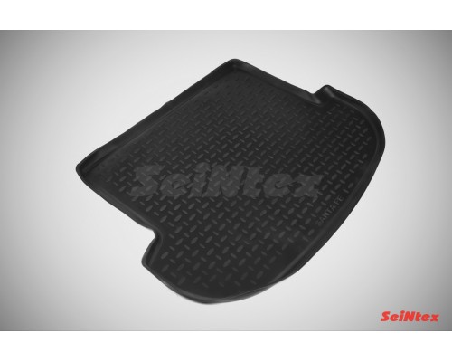 Полиуретановый коврик в багажник для Hyundai Santa Fe 2006-2010 Фото