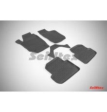 Резиновые коврики с высоким бортом для Skoda Fabia 2007-2014