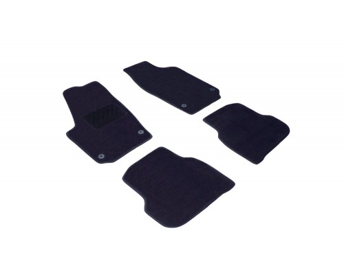 Ворсовые коврики LUX для Volkswagen Polo Sedan 2010-2018 Фото