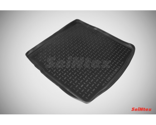 Полиуретановый коврик в багажник для Opel Insignia (HB) (с полноразмерной запаской) 2008-2017 Фото