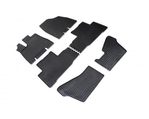 Коврики салона Сетка для Acura MDX (2014-2020) 3 ряда Артикул 85697 Фото