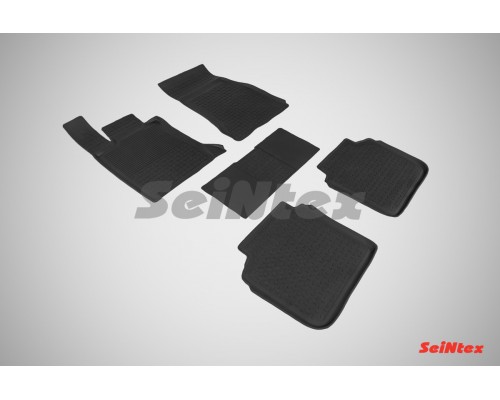 Резиновые коврики с высоким бортом для BMW 7 Ser G-12 4WD 2015-н.в. Фото