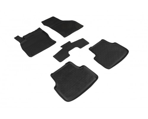 Резиновые коврики с высоким бортом для Volkswagen Jetta VII 2018-н.в. Фото