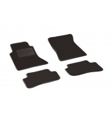 Ворсовые коврики LUX для Mercedes-Benz C-Сlass W203 2000-2007