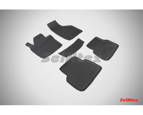 Резиновые коврики с высоким бортом для Volkswagen Tiguan 2010-2017 Фото