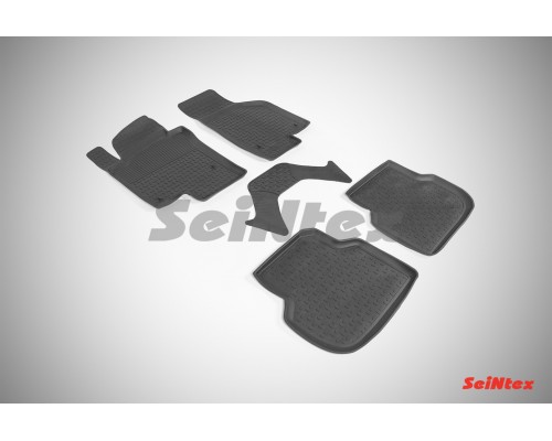Резиновые коврики с высоким бортом для Volkswagen Jetta 2011-2018 Фото