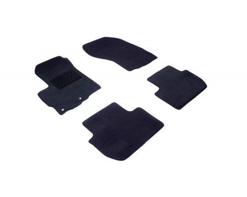 Ворсовые коврики LUX для Mitsubishi Outlander II 2006-2012 Фото