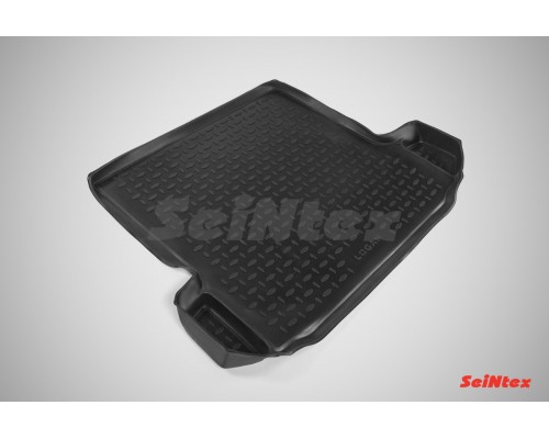 Полиуретановый коврик в багажник для Renault Logan (с карманами) 2004-2014 Фото