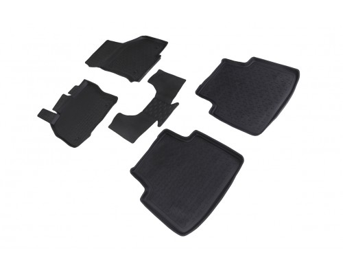 Резиновые коврики с высоким бортом для Skoda Superb III 2015-н.в. Фото