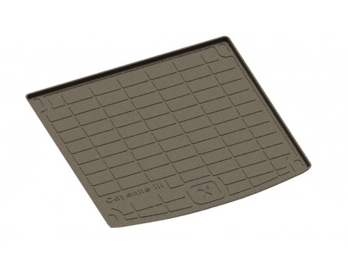 Полиуретановый коврик в багажник для Porsche Cayenne III / Cayenne Coupe 2017-н.в. Фото