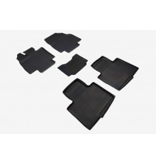 Резиновые коврики с высоким бортом для Toyota Highlander IV 2019-н.в.