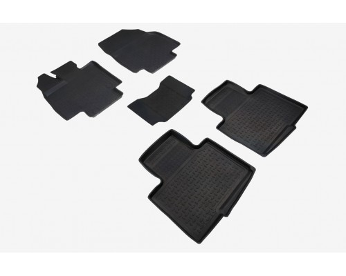 Резиновые коврики с высоким бортом для Toyota Highlander IV 2019-н.в. Фото
