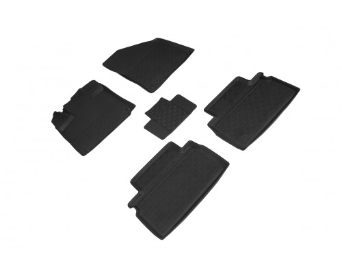 Резиновые коврики с высоким бортом для Geely Coolray АКПП (SX 10) 2020-н.в. Фото