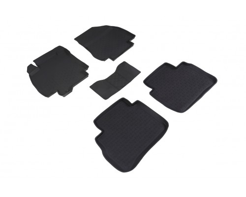 Резиновые коврики с высоким бортом для Nissan Tiida 2007-2015 Фото