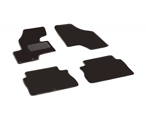 Ворсовые коврики LUX для Hyundai Santa Fe II new 2010-2012 Фото