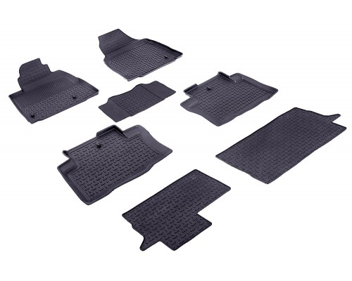 Резиновые коврики с высоким бортом для Honda Pilot II 2008-2015 Фото