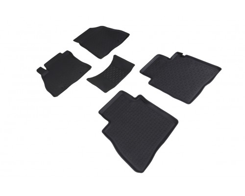 Резиновые коврики с высоким бортом для Nissan Tiida (C13) 2015-н.в. Фото