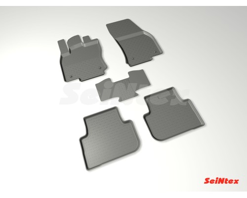 Резиновые коврики с высоким бортом для Volkswagen Tiguan II 2017-н.в. Фото