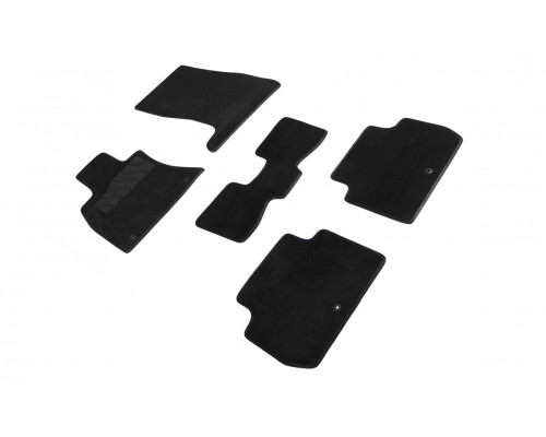 Ворсовые коврики LUX для KIA Stinger 4WD 2018-н.в. Фото