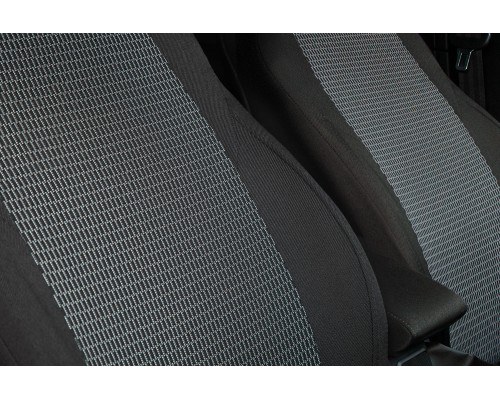 Чехлы на сиденья из Жаккарда для Skoda Octavia A7 (2013-2020) без подлокотник Артикул 86133 Фото