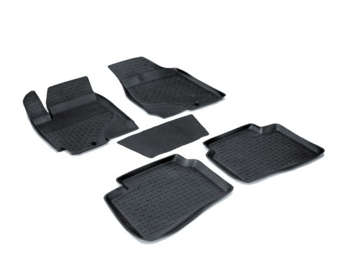 Резиновые коврики с высоким бортом для KIA Cerato 2009-2013 Фото