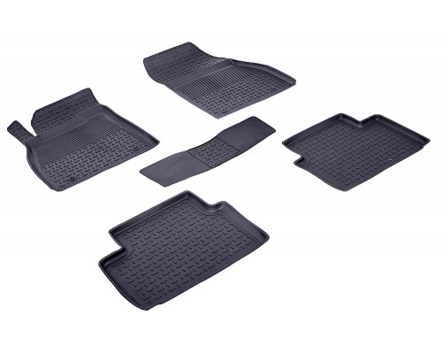 Резиновые коврики с высоким бортом для Chevrolet Malibu 2011-2016 Фото