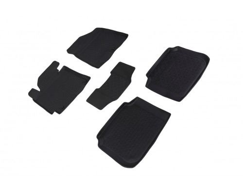 Резиновые коврики с высоким бортом для KIA Cerato III / Classic 2013-н.в. Фото