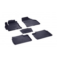 Резиновые коврики с высоким бортом для Toyota Corolla (E160) 2013-2018