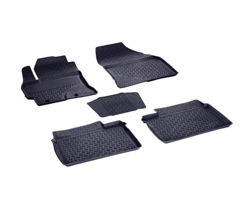 Резиновые коврики с высоким бортом для Toyota Corolla (E160) 2013-2018 Фото