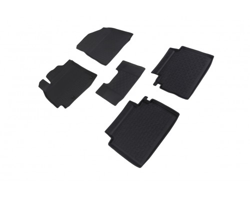 Резиновые коврики с высоким бортом для KIA Cerato IV 2018-н.в. Фото