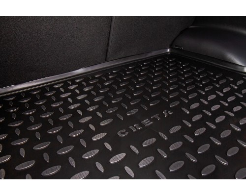 Полиуретановый коврик в багажник для Hyundai Creta 2016-2020 Фото