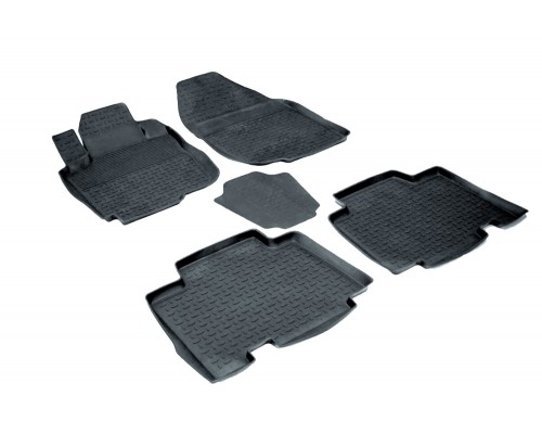 Резиновые коврики с высоким бортом для Toyota RAV4 III L 2008-2012 Фото