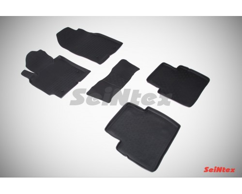 Резиновые коврики с высоким бортом для Mazda CX-5 2012-2017 Фото