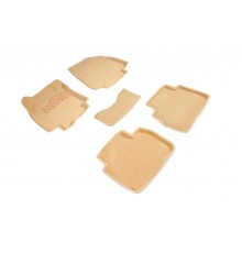 Ворсовые 3D коврики для Nissan Tiida 2007-2015