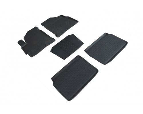 Резиновые коврики с высоким бортом для Chery Tiggo 5 2012-н.в. Фото