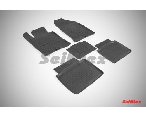 Резиновые коврики с высоким бортом для KIA Optima III 2010-2015 Фото