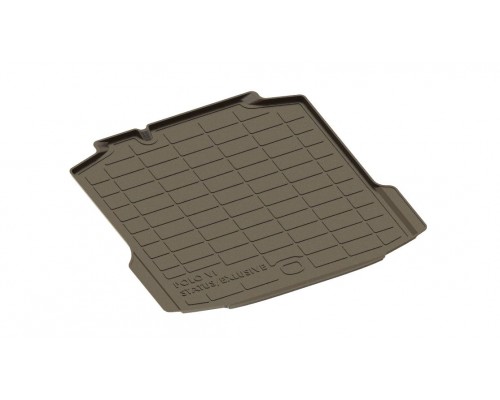 Полиуретановый коврик в багажник для Volkswagen Polo VI Status / Exclusive 2020-н.в. Фото