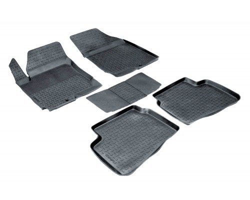 Резиновые коврики с высоким бортом для KIA Ceed 2007-2012 Фото