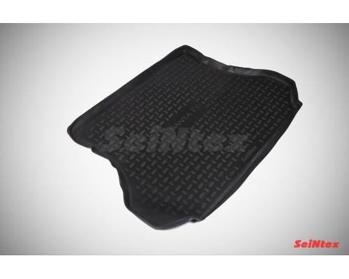 Полиуретановый коврик в багажник для Hyundai Santa Fe Classic 2006-2012 Фото