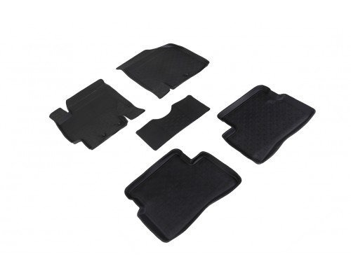 Резиновые коврики с высоким бортом для KIA Rio II 2005-2011 Фото