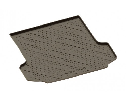 Полиуретановый коврик в багажник для Mitsubishi Pajero Sport 2008-2016 Фото