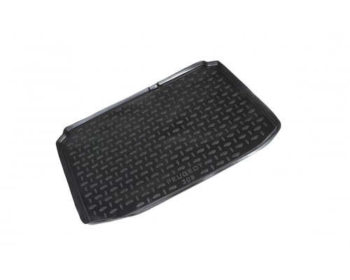 Полиуретановый коврик в багажник для Peugeot 308 2008-2015 Фото