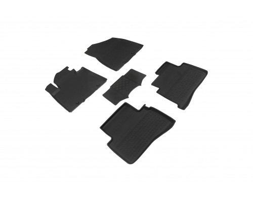 Резиновые коврики с высоким бортом для Hyundai Tucson III (рест.) 2018-2021 Фото