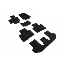 Ворсовые коврики LUX для Toyota Highlander IV 2019-н.в.
