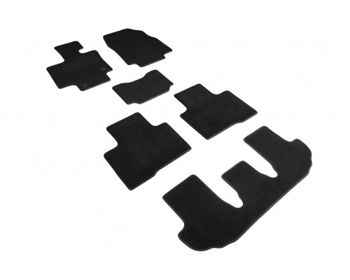 Ворсовые коврики LUX для Toyota Highlander IV 2019-н.в. Фото